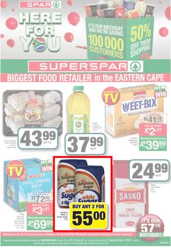 SUPERSPAR EASTERN CAPE : Here For You (25 August - 6 September 2020), page 1