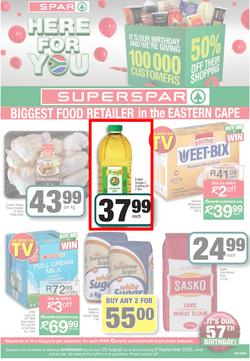 SUPERSPAR EASTERN CAPE : Here For You (25 August - 6 September 2020), page 1