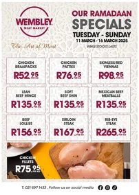 Wembley Meat Market : Specials (11 March - 16 March 2025)