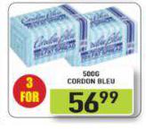Cordon Bleu-For 3 x 500g