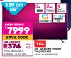 TCL 139cm (55") QLED 4K Google TV 55C645