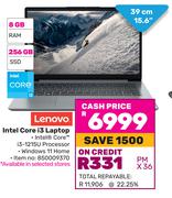 Lenovo Intel Core i3 Laptop