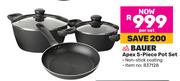 Bauer Apex 5 Piece Pot Set-Per Set