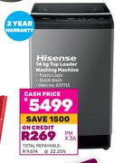 Hisense 14Kg Top Loader Washing Machine