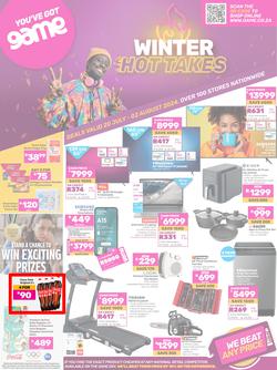 Game : Winter Hot Takes (20 July - 02 August 2024), page 1