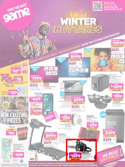 Game : Winter Hot Takes (20 July - 02 August 2024), page 1