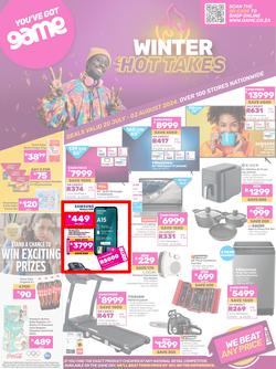 Game : Winter Hot Takes (20 July - 02 August 2024), page 1