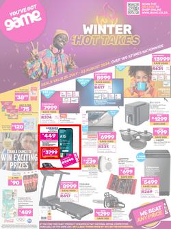 Game : Winter Hot Takes (20 July - 02 August 2024), page 1