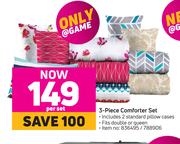 3 Piece Comforter Set-Per Set