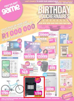 Game : Birthday Vouchernaires (02 May - 09 May 2023), page 1