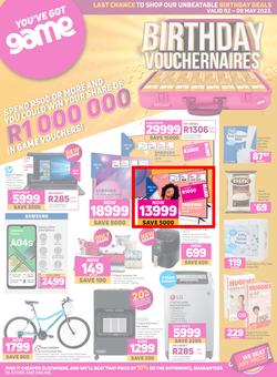 Game : Birthday Vouchernaires (02 May - 09 May 2023), page 1
