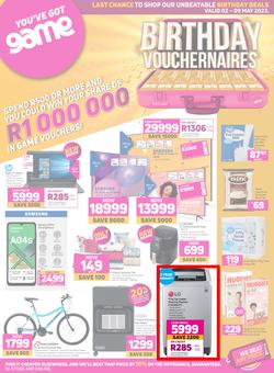 Game : Birthday Vouchernaires (02 May - 09 May 2023), page 1