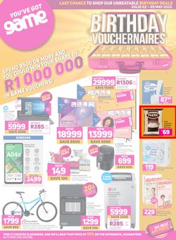 Game : Birthday Vouchernaires (02 May - 09 May 2023), page 1