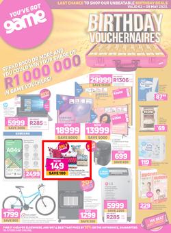 Game : Birthday Vouchernaires (02 May - 09 May 2023), page 1