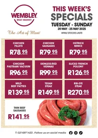 Wembley Meat Market : Specials (20 May - 25 May 2025)