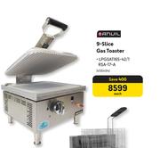 Anvil 9 Slice Gas Toaster-Each