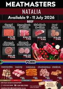 Natalia Meat Masters : Specials (09 July - 11 July 2026)
