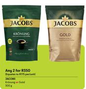 Jacobs Kronung Or Gold-For Any 2 x 300g