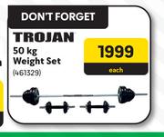 Trojan 50Kg Weight Set-Each