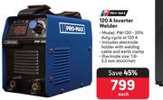 Pro-Max 120A Inverter Welder PW-120