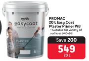 Promac 20L Easy Coat Plaster Primer WB