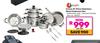 Tissolli Crown 21 Piece Stainless Steel Cookware Set 483927