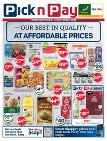 Pick n Pay Gauteng, Free State, North West, Mpumalanga, Limpopo & Northern Cape : Own Brand Specials (08 September - 21 September 2025)