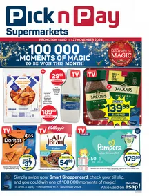 Pick n Pay KwaZulu-Natal : Christmas Specials (11 November - 27 November 2024)