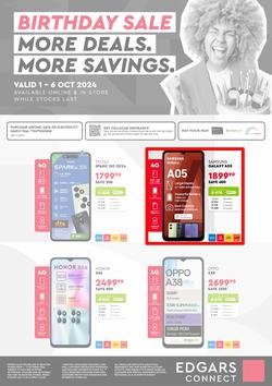 Edgars Connect : Birthday Sale (01 October - 06 October 2024), page 1
