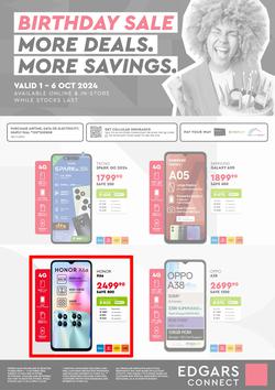 Edgars Connect : Birthday Sale (01 October - 06 October 2024), page 1