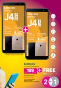 2 x Samsung J4 Core Smartphone-On uChoose Flexi 125 + On Promo 65