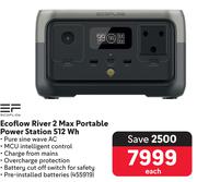 Eco Flow River 2 Max Portable Power Station 512 Wh