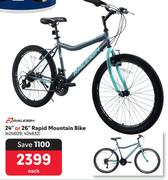 Raleigh 24" Or 26" Rapid Mountain Bike 424609, 424632-Each