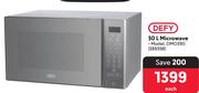Defy 30Ltr Microwave 389398