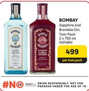 Bombay Sapphire And Bramble Gin Twin Pack 451484-2 x 750ml Per Twin Pack