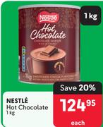 Nestle Hot Chocolate-1kg Each