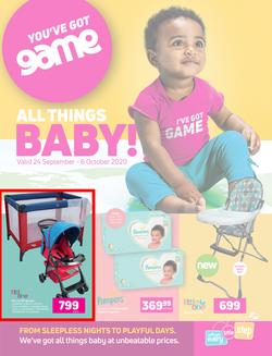 Game : All Things Baby (24 September - 6 October 2020), page 1