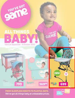 Game : All Things Baby (24 September - 6 October 2020), page 1