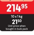 Illovo White Sugar-For 10 x 1kg
