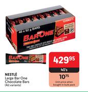 Nestle Large Bar One Chocolate Bars (All Variants)-40's