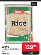 Econo Medium Grain Rice-10kg Each