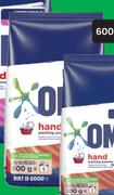 OMO Hand Washing Powder (All Variants)-6 x 500g +100g Free