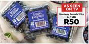 Blueberry Punnets-For 3 x 125g