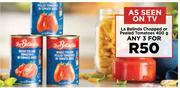 La Belinda Chopped Or Peeled Tomatoes-For Any 3 x 400g