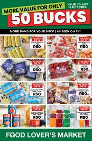 Food Lover's Market : More Value For Only 50 Bucks (30 September - 06 October 2024)