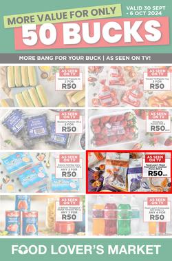 Food Lover's Market : More Value For Only 50 Bucks (30 September - 06 October 2024), page 1