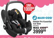 Maxi Cosi Pebble Pro Essential Car Seat