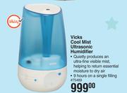Vicks Cool Mist Ultrasonic Humidifier