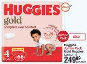 Huggies Jumbo Pack Gold Nappies Sizes 2-5-Per Pack