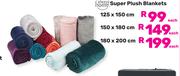 Always Home Super Plush Blanket 180 x 200cm-Each